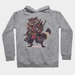 raccoon samurai Hoodie